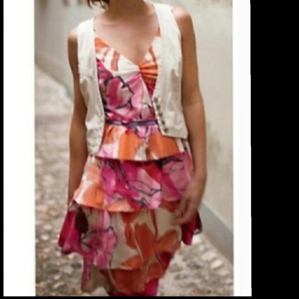 Anthropologie Moulinette Soeurs silk dress